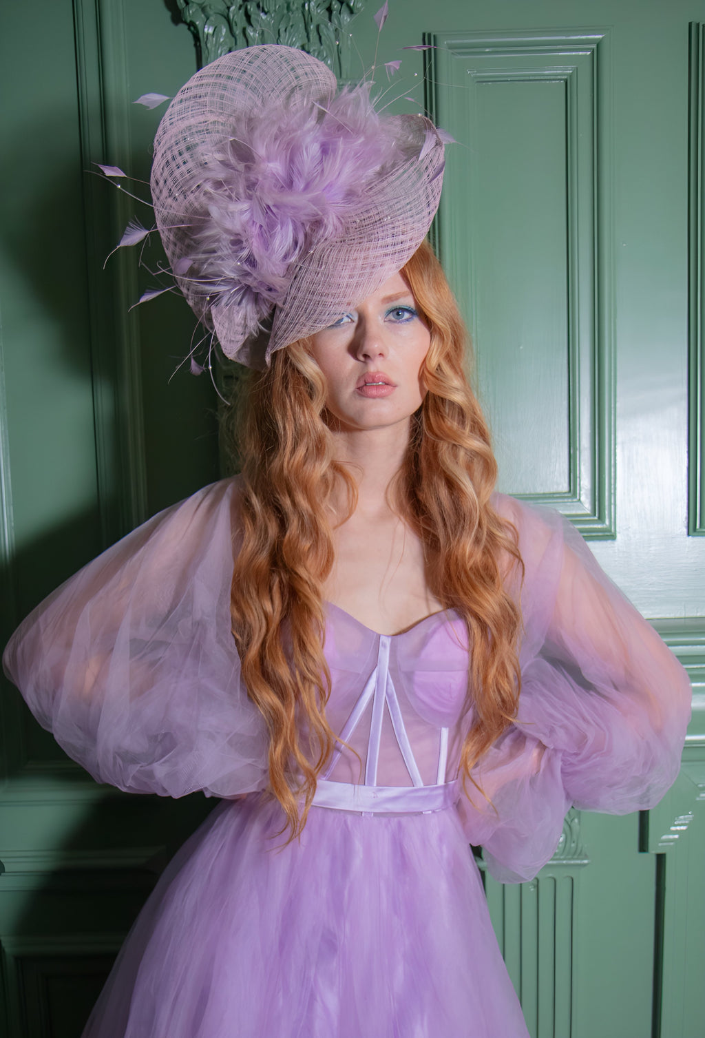 MASIE - Lilac Feather Hatinator