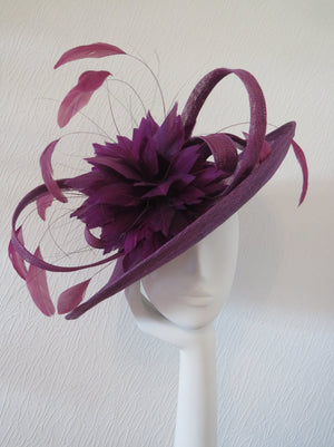 Purple Wedding Hat