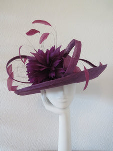 Purple Wedding Hat