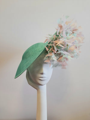 Mint Green and Assorted Pastel Coloured Saucer Hatinator.