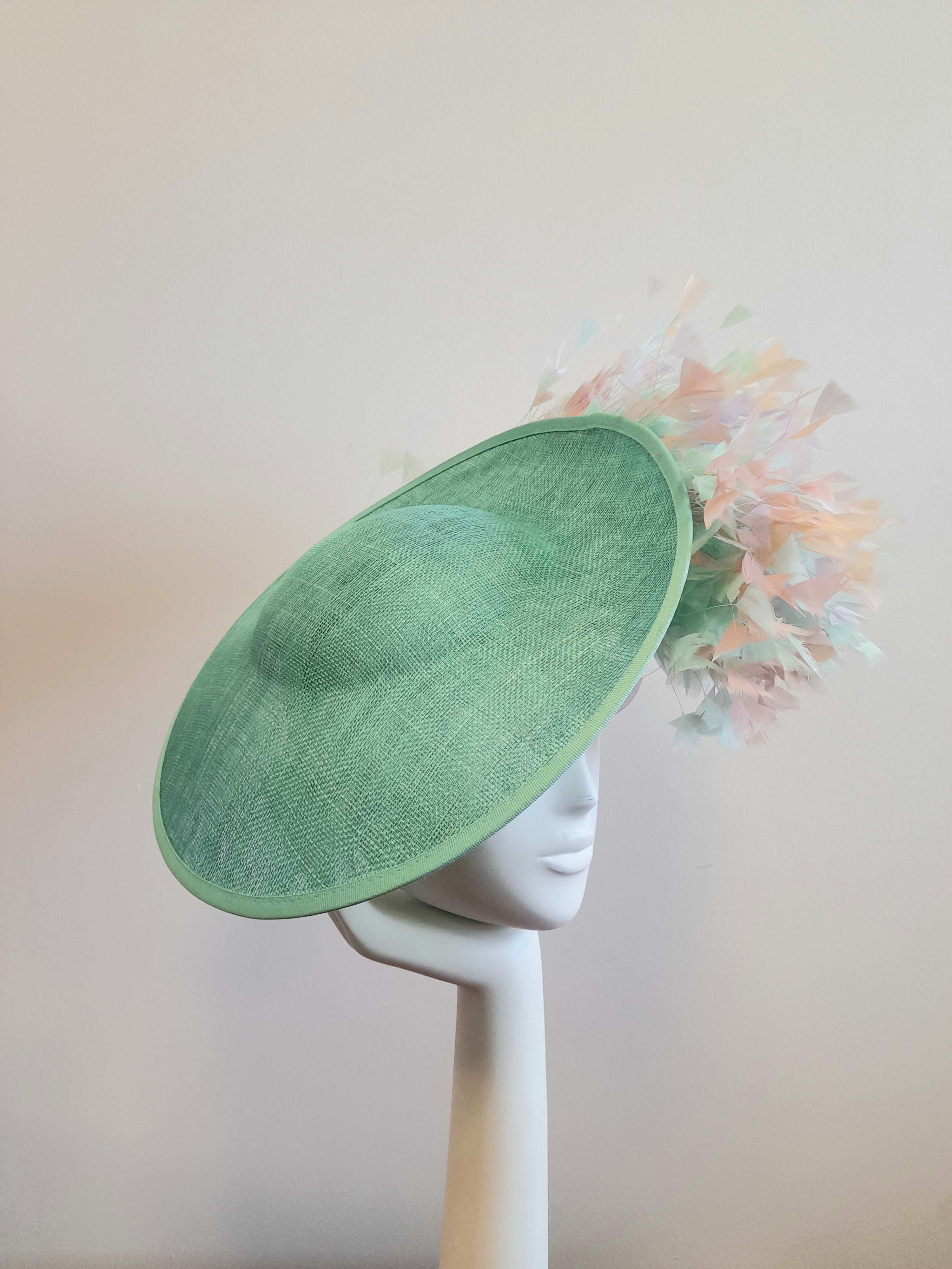 Mint Green and Assorted Pastel Coloured Saucer Hatinator.