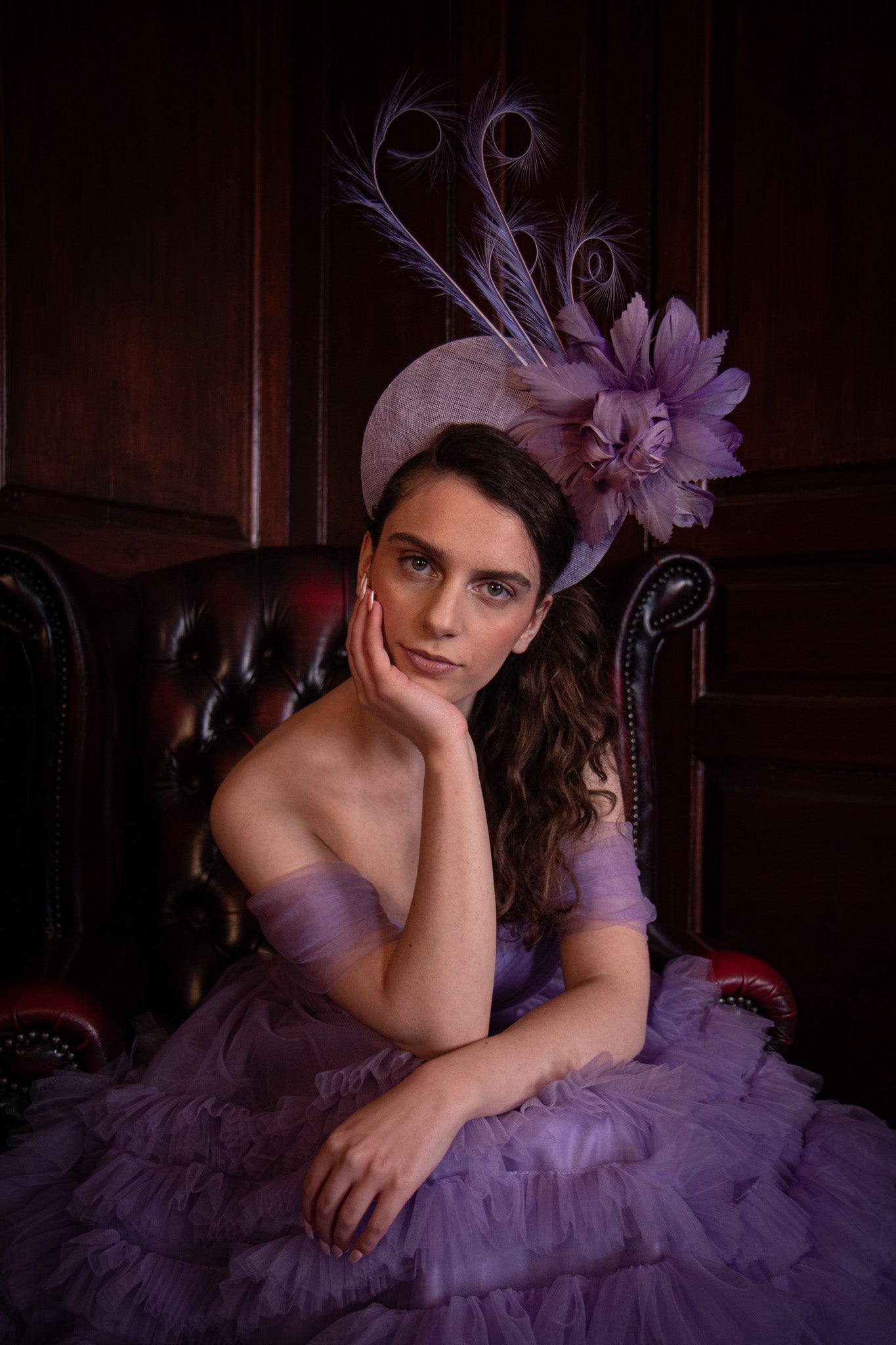 Lilac Purple Halo Crown Fascintor