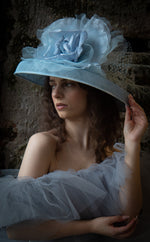 Baby Blue Wedding Hat